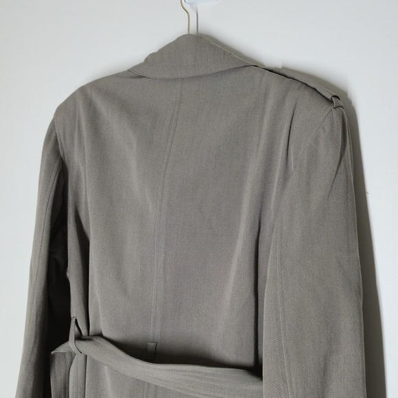 Vintage 50's REGULATION ARMY OVERCOAT WOOL Genuine US Military Taupe Size 40R - Picture 6 of 12